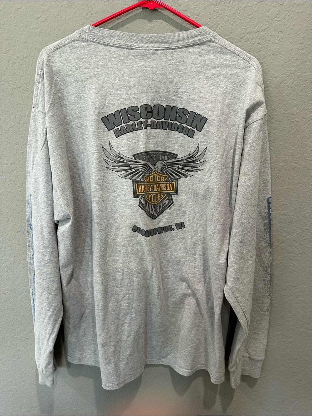 Harley-Davidson Men's 115th Anniversary Long Sleeve T Shirt Sz XL - Picture 8 of 10